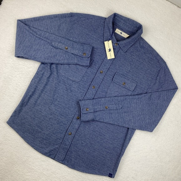 Onward Reserve Other - NEW ONWARD RESERVE 'Trade Overshirt' Mens Shirt Jacket Large Blue Shacket Button